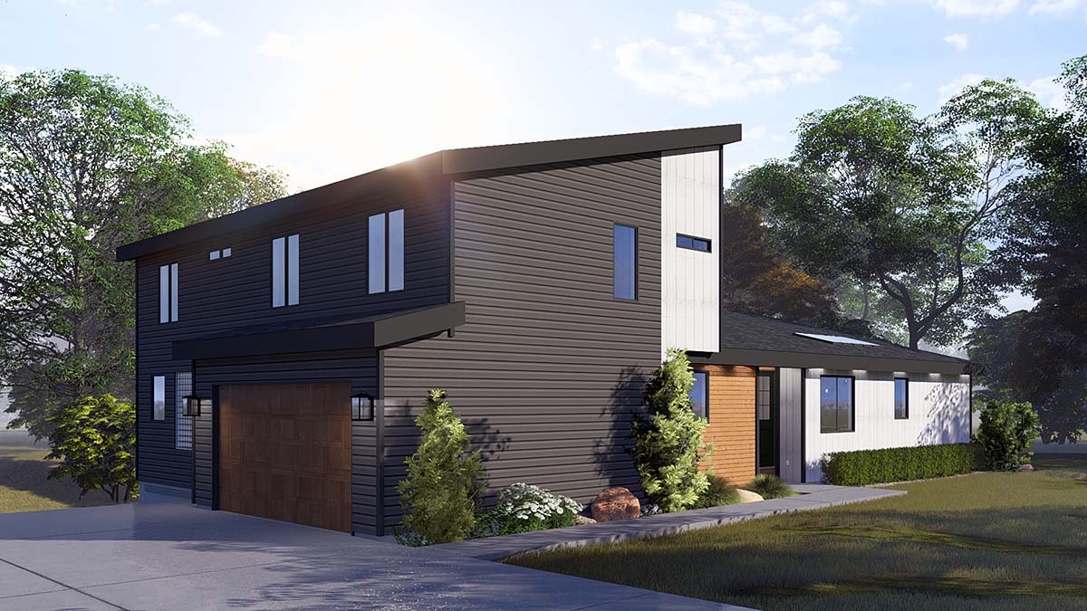 Contemporary, Modern Plan with 2784 Sq. Ft., 4 Bedrooms, 4 Bathrooms, 2 Car Garage Picture 3