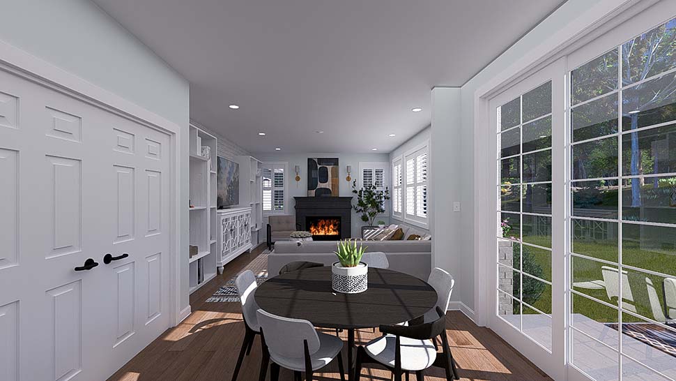 Country, Traditional Plan with 2789 Sq. Ft., 4 Bedrooms, 3 Bathrooms, 3 Car Garage Picture 18