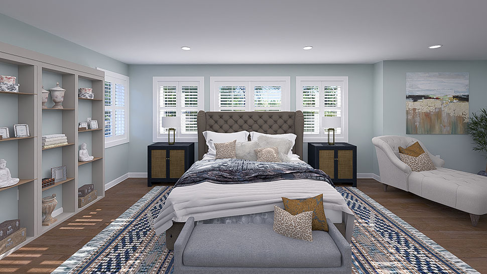 Country, Traditional Plan with 2789 Sq. Ft., 4 Bedrooms, 3 Bathrooms, 3 Car Garage Picture 24