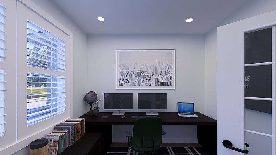 Country, Traditional Plan with 2789 Sq. Ft., 4 Bedrooms, 3 Bathrooms, 3 Car Garage Picture 8