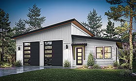 Plan Number 83823 - 612 Square Feet