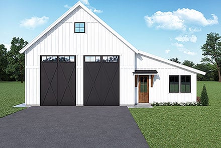 Plan Number 83825 - 628 Square Feet