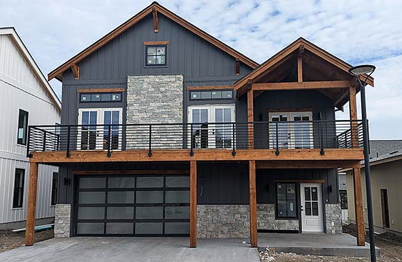 Contemporary, Farmhouse House Plan 83836 with 2 Beds, 3 Baths, 2 Car Garage Elevation