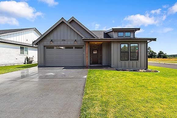 Contemporary, Farmhouse, Ranch, Traditional House Plan 83841 with 3 Beds, 2 Baths, 2 Car Garage Elevation