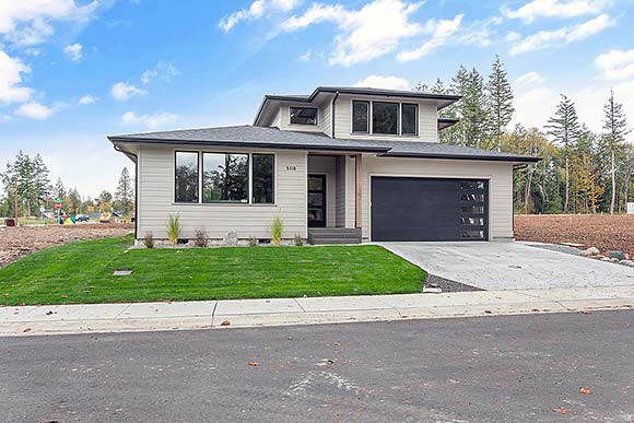Contemporary, Traditional House Plan 83857 with 4 Beds, 3 Baths, 2 Car Garage Elevation
