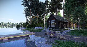 Plan Number 83915 - 485 Square Feet