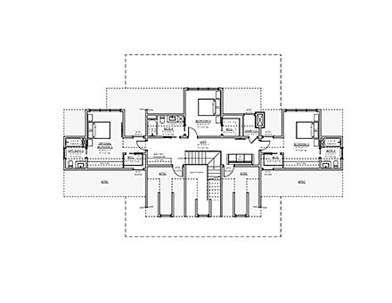 Country, Farmhouse House Plan 83924 with 4 Beds, 4 Baths, 2 Car Garage Second Level Plan