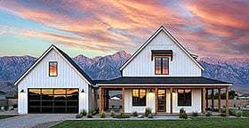 Plan Number 84141 - 1708 Square Feet