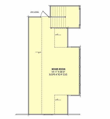 Contemporary, Craftsman, Farmhouse House Plan 84154 with 4 Beds, 5 Baths, 3 Car Garage Second Level Plan