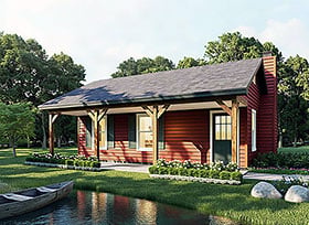 Plan Number 84201 - 448 Square Feet