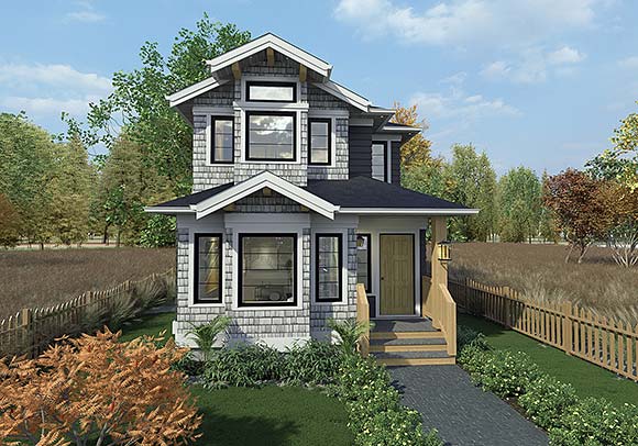 Cottage, Country, Craftsman, Farmhouse, New American House Plan 84610 with 3 Beds, 3 Baths Elevation