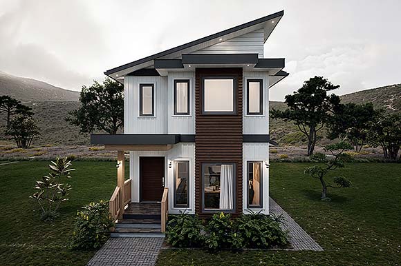 Contemporary, Cottage, European House Plan 84635 with 3 Beds, 3 Baths Elevation