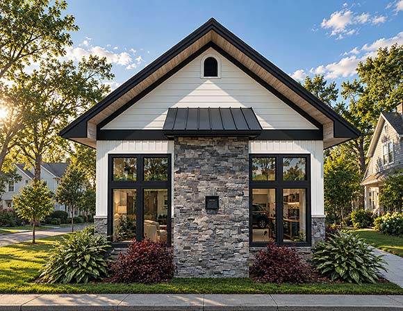 Contemporary, Cottage, Country, Farmhouse House Plan 84677 with 3 Beds, 4 Baths Elevation