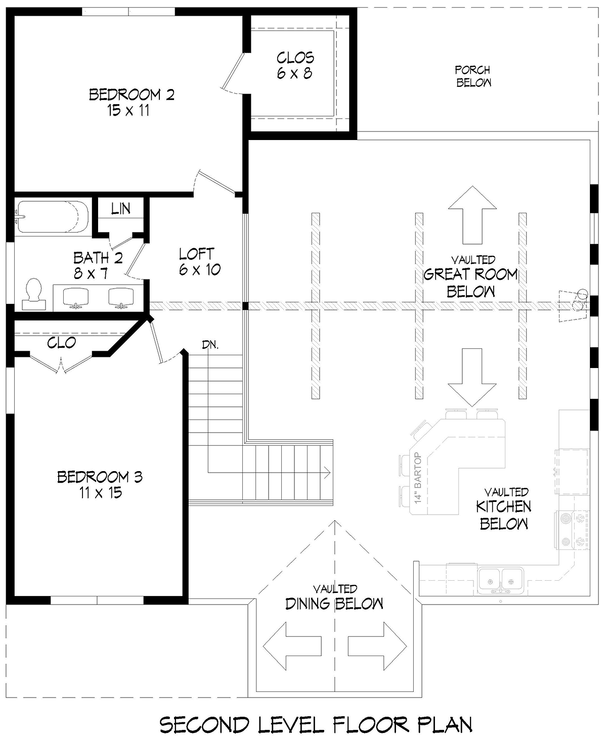 House Plan 84807 - Craftsman Style With 1953 Sq Ft, 3 Bed, 2 Bath