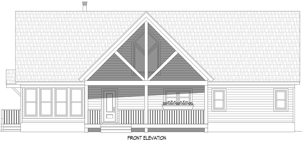 Bungalow, Country, Craftsman, Ranch, Traditional Plan with 1939 Sq. Ft., 2 Bedrooms, 2 Bathrooms Picture 4