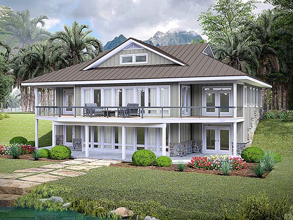 Coastal, Contemporary, Country, Ranch, Traditional House Plan 84857 with 3 Beds, 3 Baths Elevation