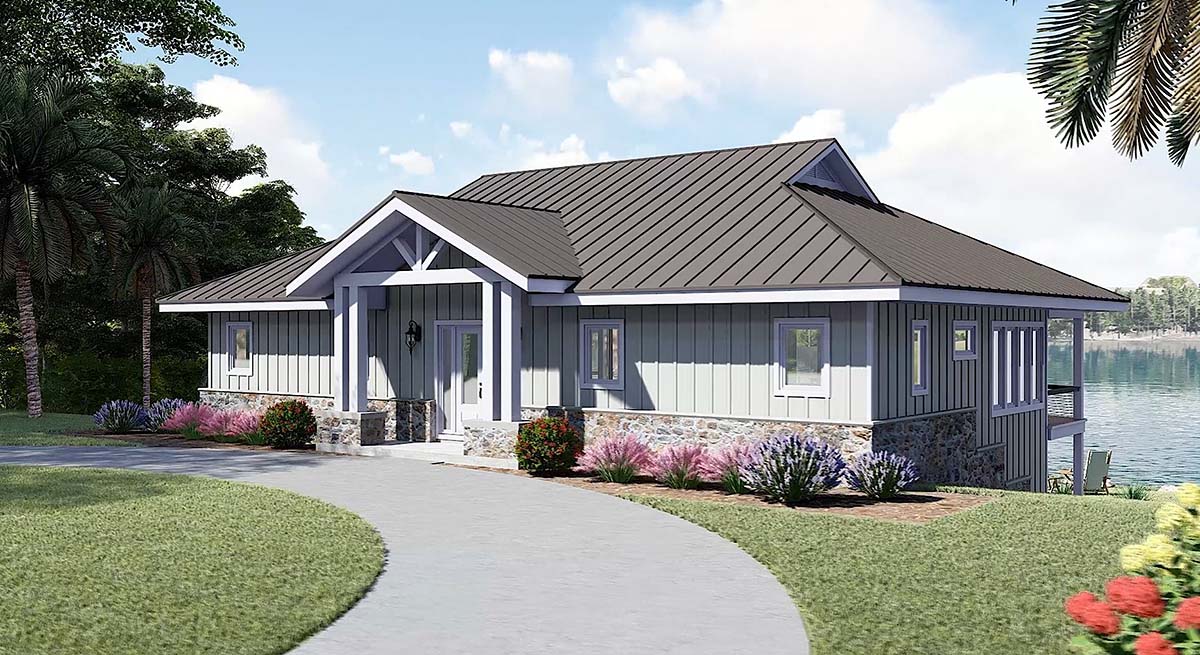 Coastal, Contemporary, Country, Ranch, Traditional Plan with 2390 Sq. Ft., 3 Bedrooms, 3 Bathrooms Picture 2