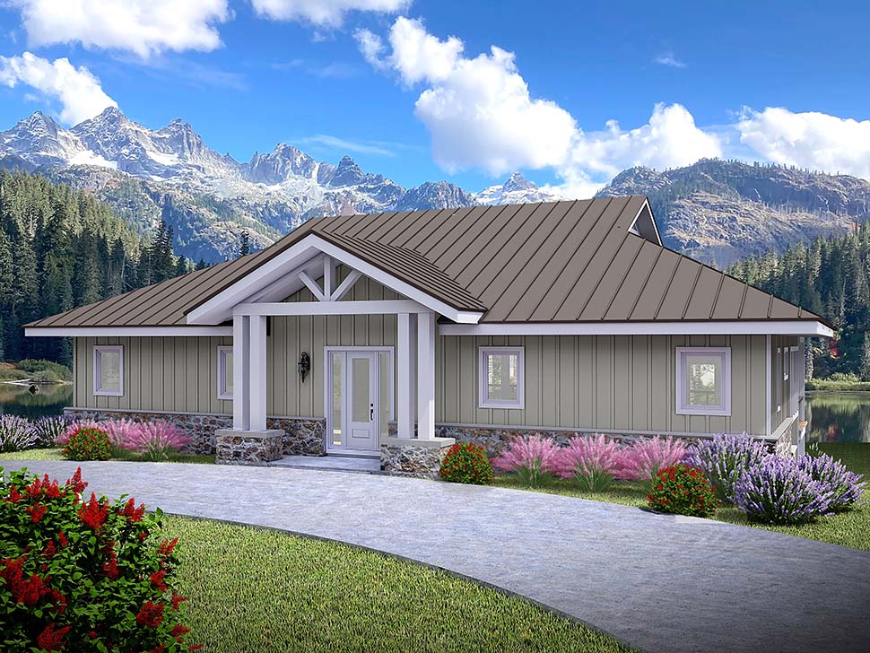 Coastal, Contemporary, Country, Ranch, Traditional Plan with 2390 Sq. Ft., 3 Bedrooms, 3 Bathrooms Picture 4