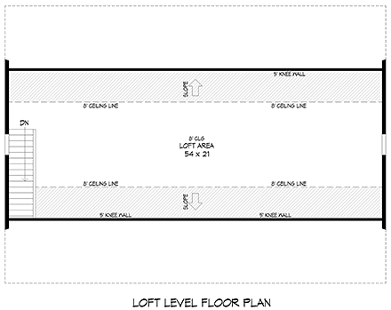 Traditional 4 Car Garage Plan 84860 Second Level Plan