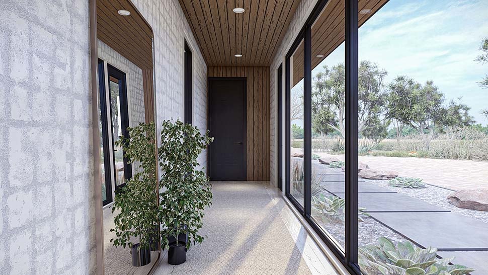 Modern Plan with 2340 Sq. Ft., 4 Bedrooms, 3 Bathrooms, 3 Car Garage Picture 11