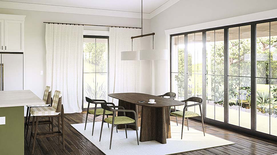 Barndominium Plan with 2113 Sq. Ft., 3 Bedrooms, 2 Bathrooms, 2 Car Garage Picture 7