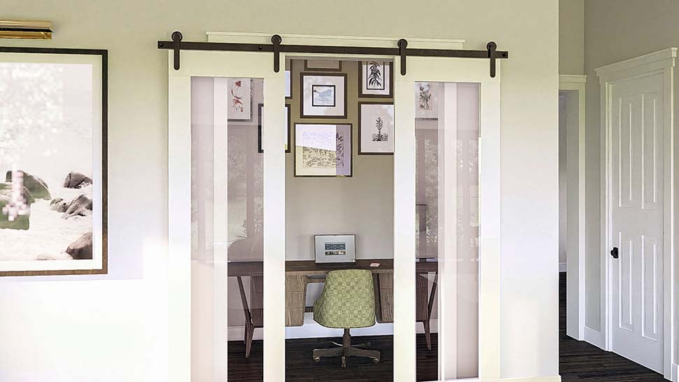 Barndominium Plan with 2113 Sq. Ft., 3 Bedrooms, 2 Bathrooms, 2 Car Garage Picture 9