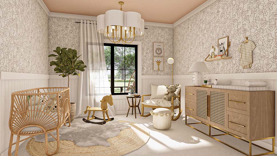 Country, Farmhouse, New American, Ranch, Traditional Plan with 1712 Sq. Ft., 3 Bedrooms, 2 Bathrooms, 2 Car Garage Picture 13