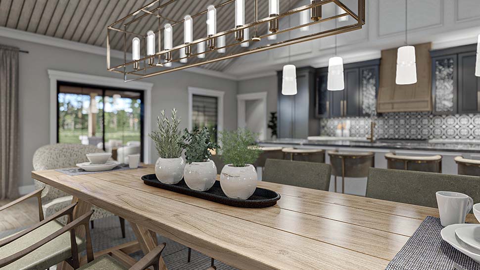 Barndominium, Country Plan with 2758 Sq. Ft., 3 Bedrooms, 3 Bathrooms, 2 Car Garage Picture 16