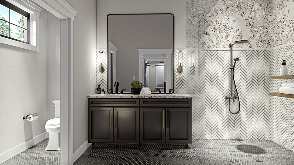 Barndominium, Country Plan with 2758 Sq. Ft., 3 Bedrooms, 3 Bathrooms, 2 Car Garage Picture 20