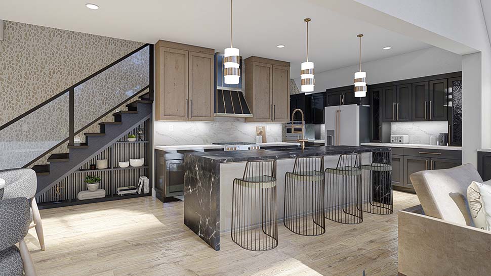 A-Frame, Cabin, Cottage Plan with 2007 Sq. Ft., 2 Bedrooms, 2 Bathrooms Picture 11