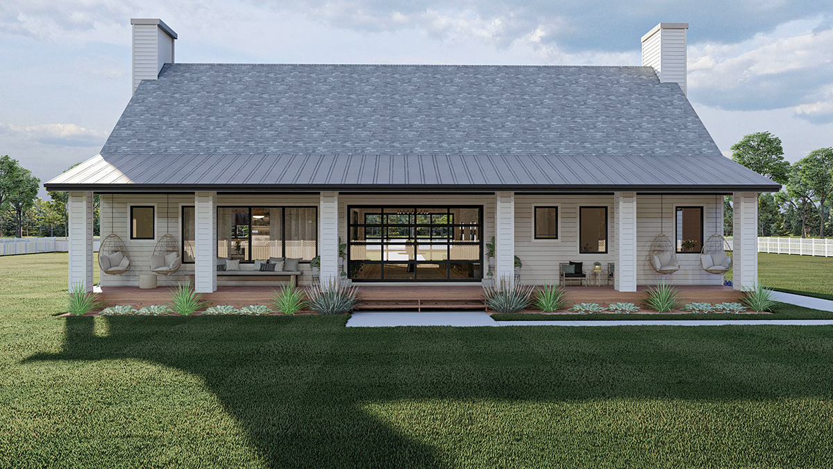 House Plan 84910 - Traditional Style with 2758 Sq Ft, 3 Bed, 3 Ba