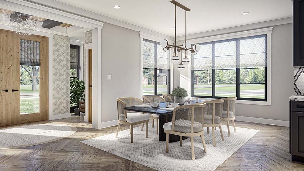 Modern Plan with 3303 Sq. Ft., 4 Bedrooms, 4 Bathrooms, 2 Car Garage Picture 13