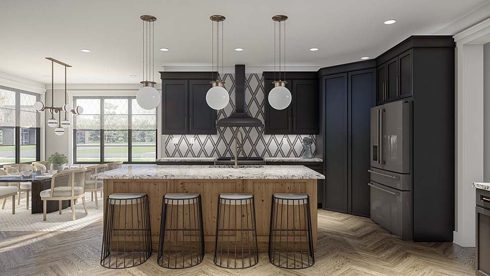 Modern Plan with 3303 Sq. Ft., 4 Bedrooms, 4 Bathrooms, 2 Car Garage Picture 16