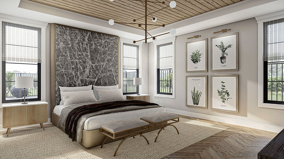 Modern Plan with 3303 Sq. Ft., 4 Bedrooms, 4 Bathrooms, 2 Car Garage Picture 21