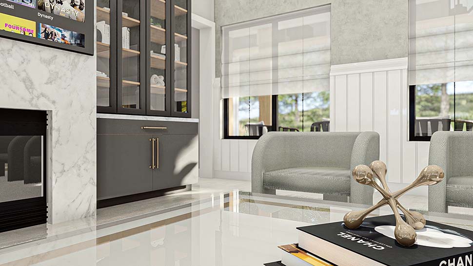 Barndominium, Country, Farmhouse Plan with 3064 Sq. Ft., 4 Bedrooms, 4 Bathrooms, 4 Car Garage Picture 11