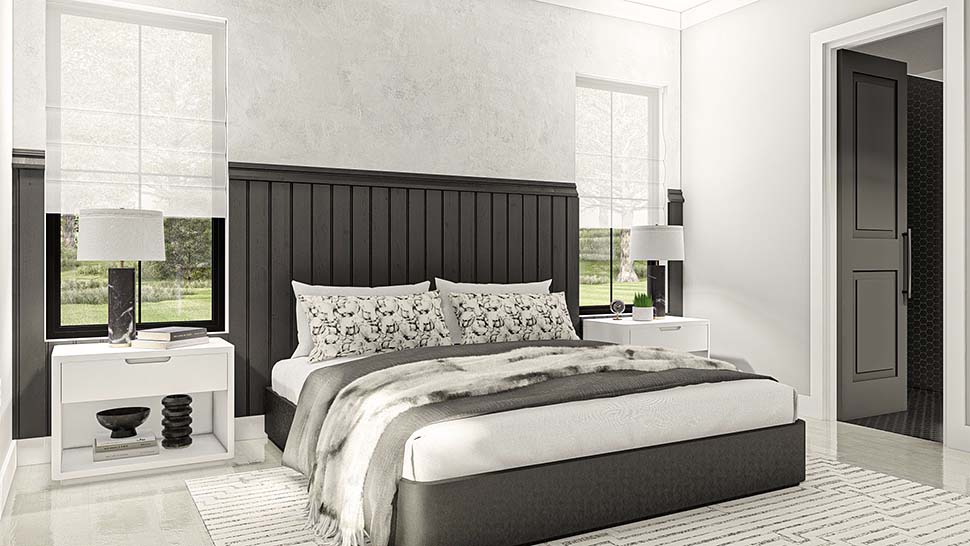 Barndominium, Country, Farmhouse Plan with 3064 Sq. Ft., 4 Bedrooms, 4 Bathrooms, 4 Car Garage Picture 13