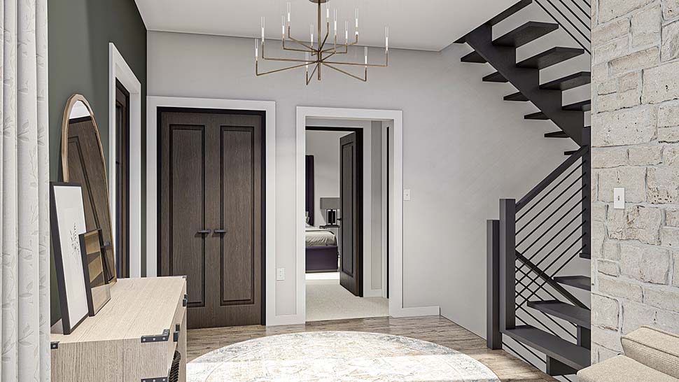 House Plan 84932 Tudor Style with 3240 Sq Ft, Bed, Bath,