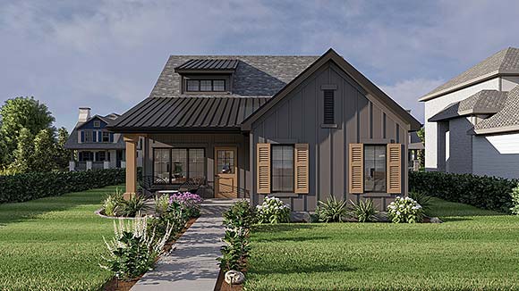 Country, Farmhouse, Traditional House Plan 84956 with 3 Beds, 2 Baths, 2 Car Garage Elevation