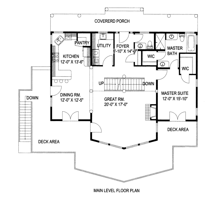 Coastal House Plan 85316 with 3 Beds, 3 Baths Level One