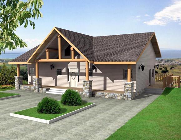 Craftsman House Plan 85322 with 3 Beds, 3 Baths Elevation
