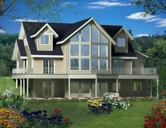House Plan 85364 with 3 Beds, 3 Baths, 2 Car Garage Elevation