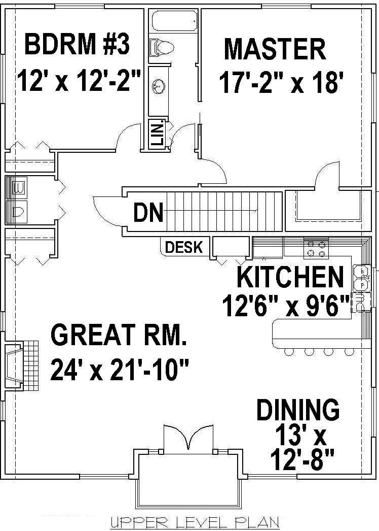 MultiFamily Plan 85373 with 2535 Sq Ft, 3 Bed, 2 Bath