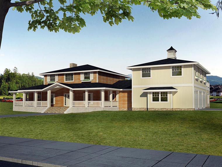 House Plan 85397 - with 3748 Sq Ft, 4 Bed, 4 Bath, 1 Half Bath ...