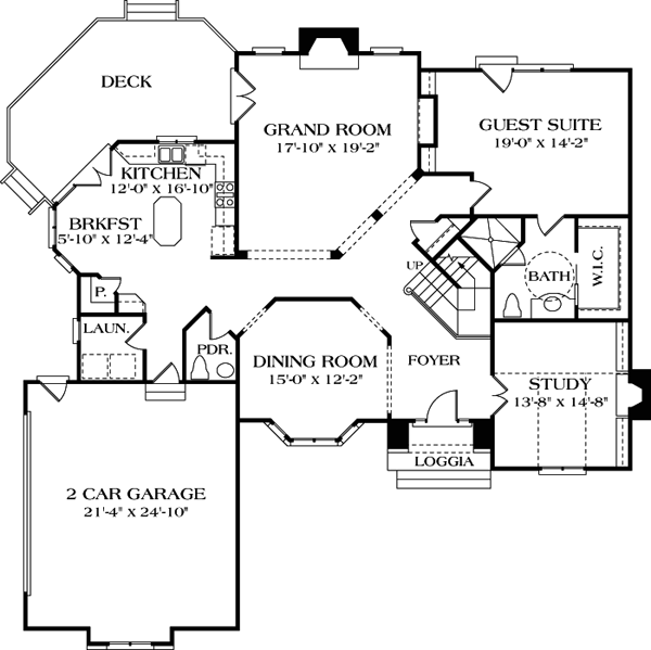 House Plan 85449 - Traditional Style with 3319 Sq Ft, 4 Bed, 3 Ba ...