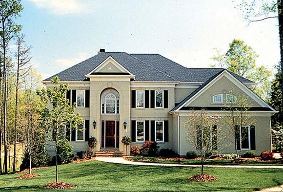 Traditional House Plan 85476 with 6 Beds, 5 Baths, 2 Car Garage Elevation