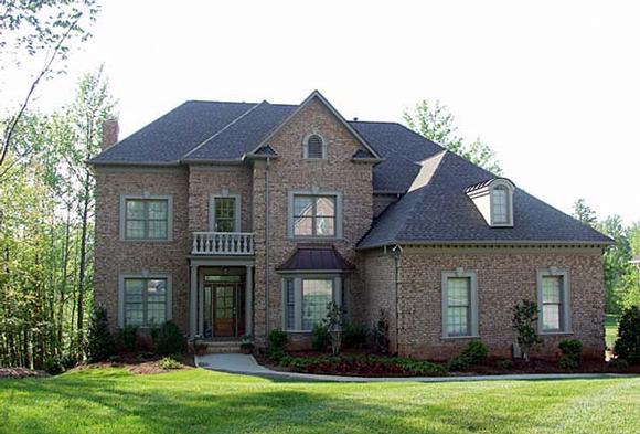 Traditional House Plan 85486 with 5 Beds, 6 Baths, 3 Car Garage Elevation