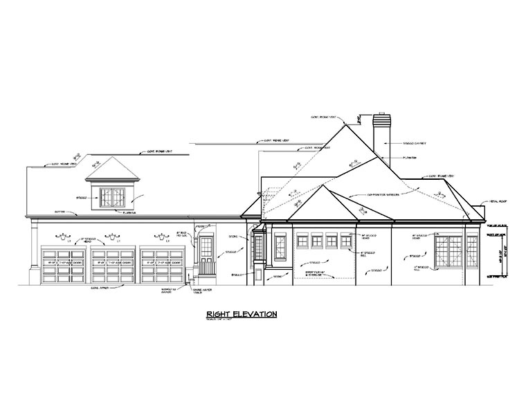 House Plan 85496 - Traditional Style with 2945 Sq Ft, 3 Bed, 3 Ba ...