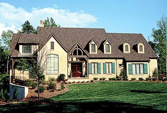 Country, European House Plan 85540 with 4 Beds, 6 Baths, 3 Car Garage Elevation