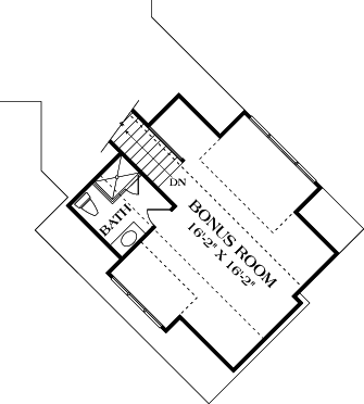 Cottage, Craftsman House Plan 85557 with 4 Beds, 5 Baths, 2 Car Garage Second Level Plan