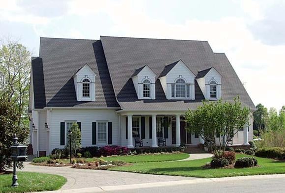 Country, Farmhouse House Plan 85565 with 5 Beds, 5 Baths, 3 Car Garage Elevation